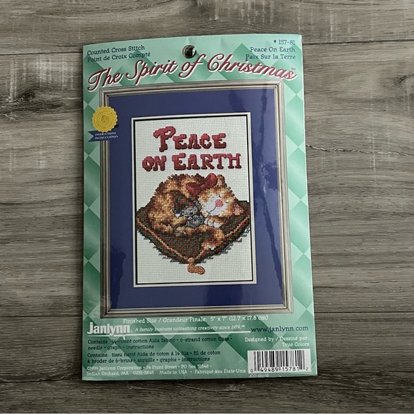 NWT Set of 2 Janlynn “The Spirit of Christmas” Counted Cross Stitch Kits - Picture 5 of 16